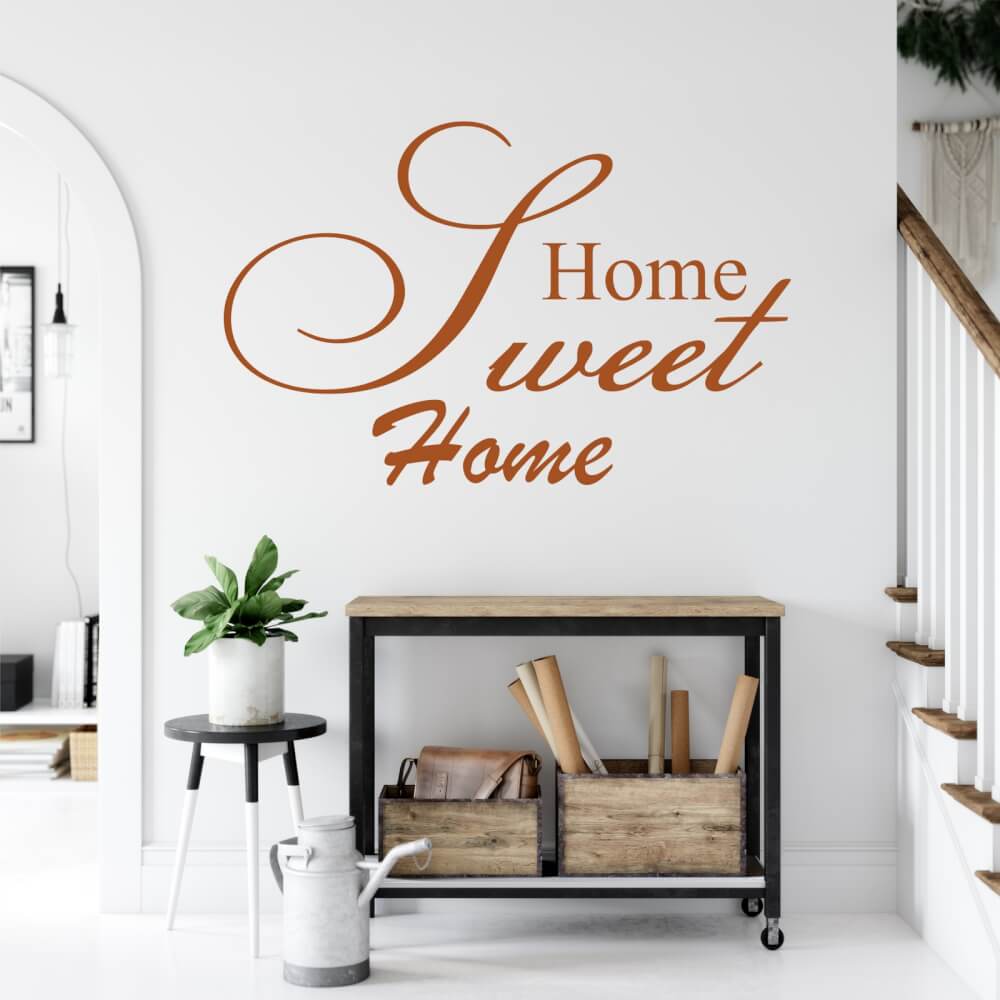 Autocollant mural - Home sweet home