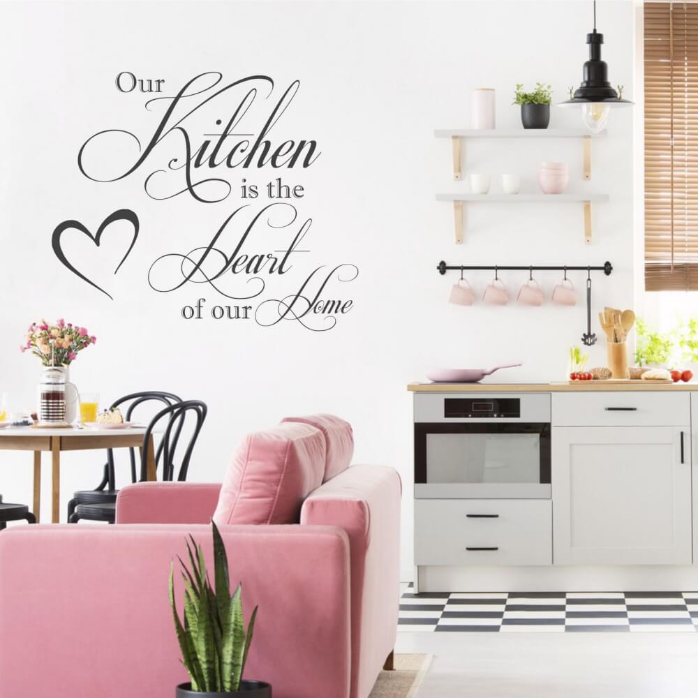 Sticker mural - Kitchen is ...