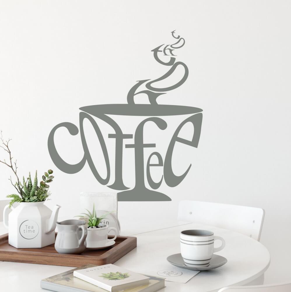 Sticker mural - Tasse de café